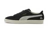 nouvelle basses puma suede heart et leopard blanc noir